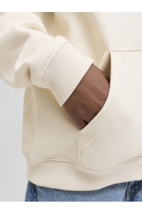 jack en jones boys JORBEDFORD SWEAT ZIP HOOD JNR antique white