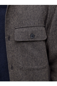 JACK%JONES PREMIUM JPRRAYLE MELANGE SOLID L/S OVERSHIR: black