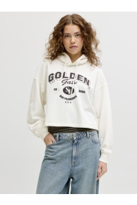 JACK&JONES ORIGINALS JXMERLE RLX SHORT HOOD SWT vanilla ice/golden gate