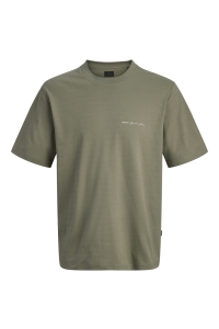 JACK%JONES PREMIUM JPRBLAOWEN SS BRANDING TEE SN smokey olive