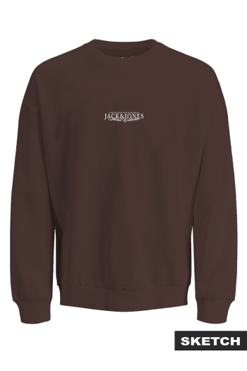 jack en jones boys JORBLEECKER AOP BOX SWEAT CREW NECK: