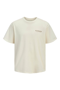 JACK&JONES ORIGINALS JORBEACHCLUB SS C.N STYD SS25 egret