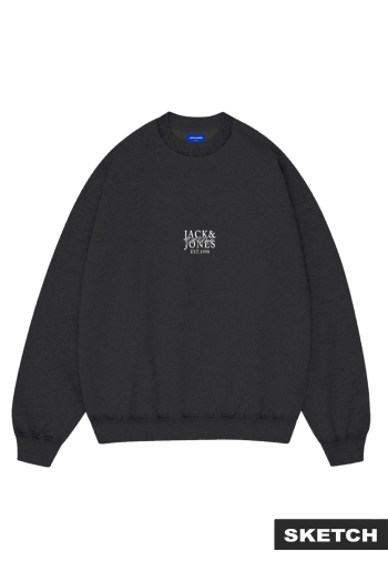 JACK&JONES ORIGINALS JORBLEECKER AOP BOX SWEAT CREW NECK