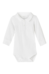 Name It NBMHOLGER LS POLO BODY NOOS bright white