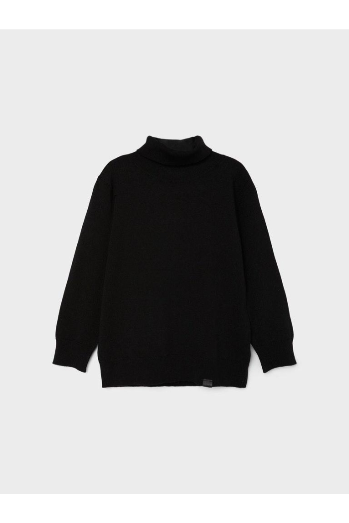 NAME IT MINI NMMRALOSO LS ROLLNECK KNIT black
