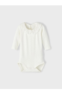Name It NBFTYLLA LS BODY NOOS white alyssum