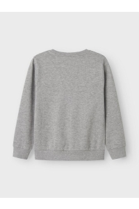 NAME IT KIDS NKMVIMO LS SWEAT BRU NOOS grey melange