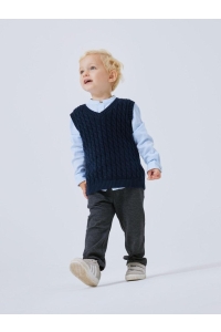 NAME IT MINI NMMROBINO SWEAT PANT UNB dark grey melange