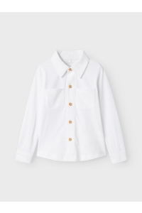 NAME IT MINI NMMRONALD LS JERSEY SHIRT bright white