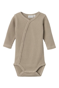 Name It NBNWAFFE LS WRAP BODY NOOS pure cashmere