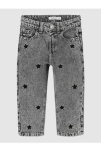 NAME IT MINI NMFBELLA MOM EMB JEANS 3285-BE NOOS medium grey denim/stars