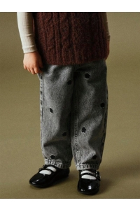 NAME IT MINI NMFBELLA MOM EMB JEANS 3285-BE NOOS medium grey denim/stars