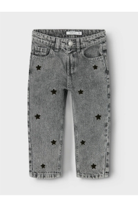 NAME IT MINI NMFBELLA MOM EMB JEANS 3285-BE NOOS medium grey denim/stars