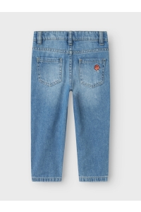 NAME IT MINI NMFBELLA MOM EMB JEANS 3285-BE NOOS light blue denim/rose