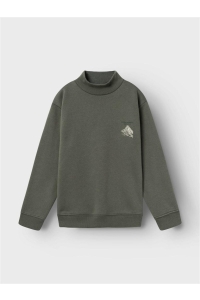 NAME IT KIDS NKMNASKAB LS NREG SWEAT BRU BOX tea leaf