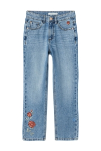 NAME IT KIDS NKFROSE STRAIGHT EMB JEANS 3285-BE light blue denim/rose