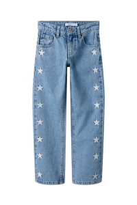 NAME IT KIDS NKFROSE STRAIGHT EMB JEANS 3285-BE light blue denim/stars