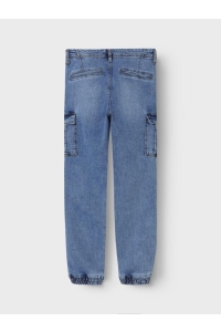 NAME IT KIDS NKMRYAN R CARGO JEANS 3742-MD medium blue denim
