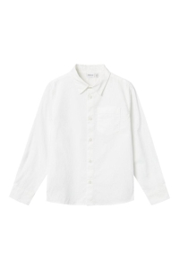 NAME IT KIDS NKMREFRED LS SHIRT bright white