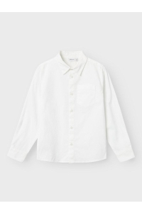 NAME IT KIDS NKMREFRED LS SHIRT bright white
