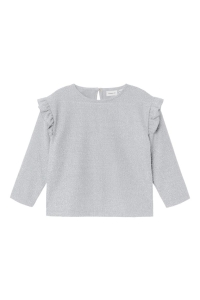 NAME IT MINI NMFROISIN NREG LS TOP silver