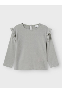NAME IT MINI NMFROISIN NREG LS TOP silver