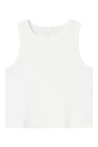 NAME IT KIDS NKFNAKAL SL SHORT TOP NOOS bright white