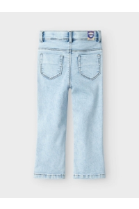 NAME IT MINI NMFPOLLY SKINNY BOOCUT JEANS 1842-T: light blue bleached denim