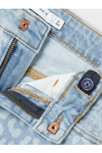 NAME IT KIDS NKFROSE ST AOP JEANS 1016-BF F light blue denim/leo
