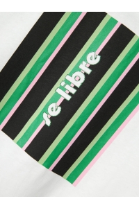 NAME IT KIDS NKFFALAURA SS NREG TOP BOX bright white/bright green