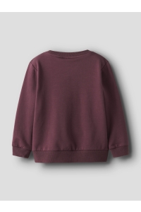 NAME IT MINI NMFREAR LS SWEAT BRU burgundy