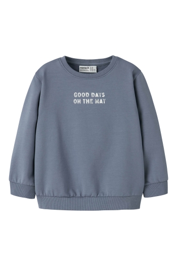 NAME IT MINI NMMSLADE LS NREG SWEAT BRU