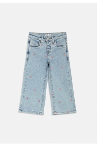 NAME IT MINI NMFROSE WIDE EMB JEANS 2633-FR NOOS light blue bleached denim