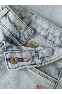 NAME IT MINI NMFROSE WIDE EMB JEANS 2633-FR NOOS light blue bleached denim