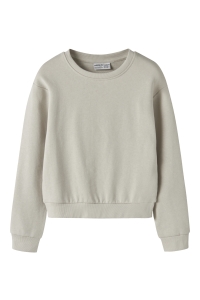 NAME IT KIDS NKFMILLE SHORT NREG LS SWE O-NECK N: pumice stone