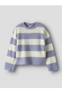 NAME IT KIDS NKFTOTINA LS KNIT lavender gray