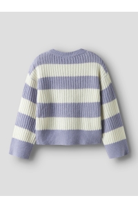 NAME IT KIDS NKFTOTINA LS KNIT lavender gray