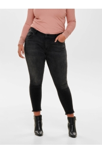 carmakoma CARWILLY REG ANK SKINNY JEANS BLACK: black