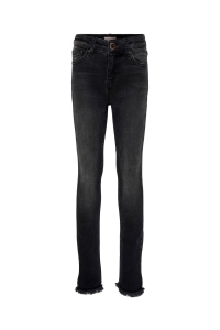 kids only KONBLUSH SKINNY RAW JEANS 1099 NOOS black denim