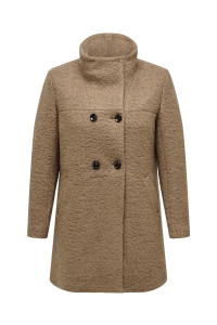 carmakoma CARNEWSOPHIA WOOL COAT CC OTW cocoa cr*me/melange