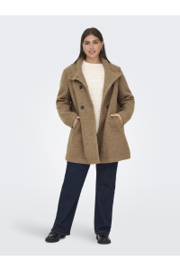 carmakoma CARNEWSOPHIA WOOL COAT CC OTW cocoa cr*me/melange