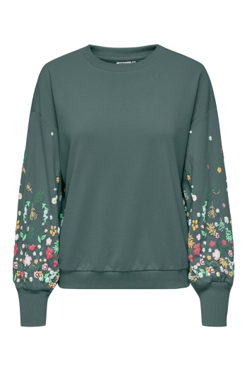 ONLY ONLBROOKE L/S O-NECK FLOWER SWT NOO: