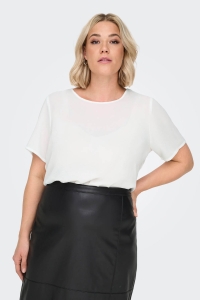 carmakoma CARVICA SS AOP TOP NOOS cloud dancer