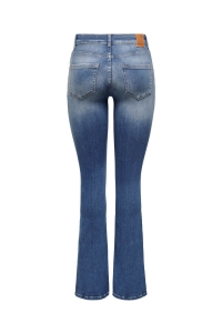 ONLY ONLBLUSH LIFE MID FLARED BB REA1319: medium blue denim