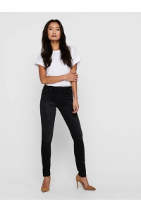 ONLY ONLBLUSH LIFE MID SK DNM REA1099 NO: black denim/rea1099