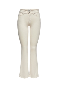 ONLY ONLBLUSH LIFE MID FLARED BB DOT019 : ecru