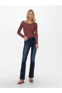 ONLY ONLBLUSH MID FLARED DNM REA409 NOOS blue black denim