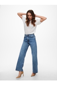 ONLY ONLJUICY HW WIDE LEG REA365  NOOS medium blue denim/nas365