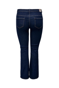 carmakoma CARSALLY HW FLARED JEANS DNM BJ370 : dark blue denim