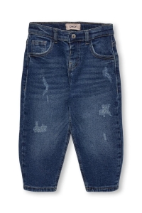 ONLY:KIDS ONLY KMGCALLA MOM FIT FULL DNM AZG488G dark blue denim